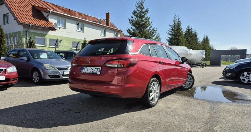 Opel Astra cena 46900 przebieg: 136996, rok produkcji 2019 z Sokołów Małopolski małe 191